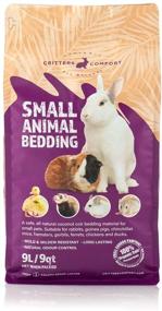 img 4 attached to 🐰 Organic Coconut Husk Fiber Bunny Bedding - Odor Control for Small Pets - Ideal Substrate for Guinea Pig, Ferret, and Hamster Cages - 9 Liters Critter Litter