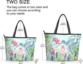 img 2 attached to Tropical Zipper Handles Handbag Shoulder Women's Handbags & Wallets and Shoulder Bags