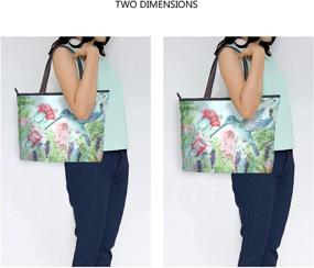 img 3 attached to Tropical Zipper Handles Handbag Shoulder Women's Handbags & Wallets and Shoulder Bags