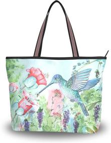 img 4 attached to Tropical Zipper Handles Handbag Shoulder Women's Handbags & Wallets and Shoulder Bags