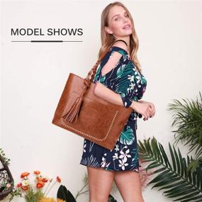 img 3 attached to 👜 Stylish and Timeless Vintage OURBAG Leather Shoulder Handbag: Women's Must-Haves for Handbags, Wallets, and Hobo Bags
