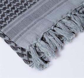 img 2 attached to 🧣 Shemagh Keffiyeh: Tactical Desert Scarf for Men - Military Style Accessories