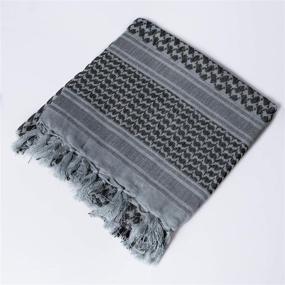 img 3 attached to 🧣 Shemagh Keffiyeh: Tactical Desert Scarf for Men - Military Style Accessories