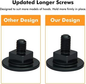 img 3 attached to Fasteners Pipeliner Replacement Accessories Knurled Black
