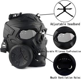 img 2 attached to Paintball Protective Protection Adjustable Masquerade