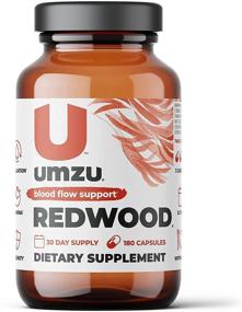 img 4 attached to UMZU Redwood: Natural Nitric Oxide Boosting Capsules - 30-Day Supply - Advanced N.O. Supplement for Optimal Circulatory Support