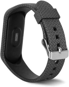 img 1 attached to 🌈 VAN-LUCKY Colourful Replacement for Xiaomi Mi Band 3/4 Strap Bracelet - Soft, Waterproof Silicone Bracelet, No Tracker Included