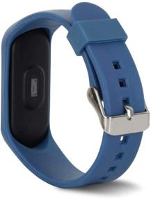 img 2 attached to 🌈 VAN-LUCKY Colourful Replacement for Xiaomi Mi Band 3/4 Strap Bracelet - Soft, Waterproof Silicone Bracelet, No Tracker Included