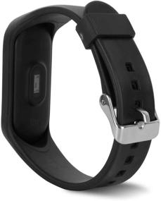 img 3 attached to 🌈 VAN-LUCKY Colourful Replacement for Xiaomi Mi Band 3/4 Strap Bracelet - Soft, Waterproof Silicone Bracelet, No Tracker Included