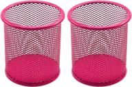 elife 2-pack hot pink mesh desk organizer for sorting pen pencil collection логотип