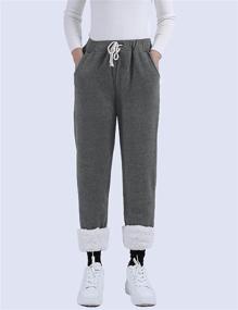 img 3 attached to Yeokou Womens Athletic Sweatpants Joggers Sports & Fitness