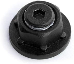 img 2 attached to Black Hex Cap Nut - OZCO 56621, 1-1/2-inch, Pack of 10 Items