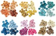 🔮 we r memory keepers - standard eyelets - vibrant assorted colors - 6 piece bundle logo