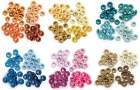 img 4 attached to 🔮 We R Memory Keepers - Standard Eyelets - Vibrant Assorted Colors - 6 Piece Bundle