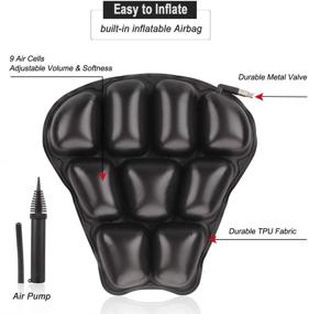 img 3 attached to LKV Motorcycle Pressure Inflatable Universal