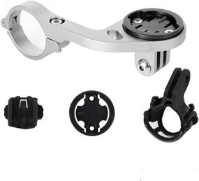img 4 attached to Kbrotech Bike Out-Front Mount Bicycle Handlebar Combo Mount for Garmin Bryton Gopro Flashlight - Compatible with 31.8mm and 25.4mm Handlebars