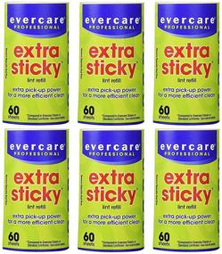 img 2 attached to 🧻 Optimized Evercare EXTRA Sticky Roller REFILL (6 PACK - 360 Sheets)