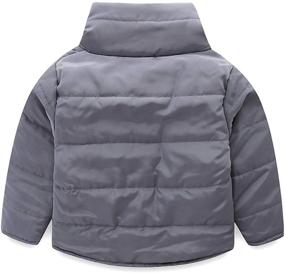 img 2 attached to 🧥 LittleSpring Boys Winter Coat - Lightweight Outerwear with Snap-On Design