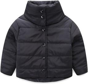 img 4 attached to 🧥 LittleSpring Boys Winter Coat - Lightweight Outerwear with Snap-On Design