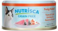 nutrisca grain free wet cat food - 2.7 oz. cans (pack of 24) - truly flaked and nutritious! logo