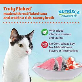 img 2 attached to NUTRISCA Grain Free Wet Cat Food - 2.7 oz. Cans (Pack of 24) - Truly Flaked and Nutritious!