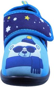 img 3 attached to 🐻 SEO-Optimized Polar Bear Daycare Slippers for Black and White Toddler Boys