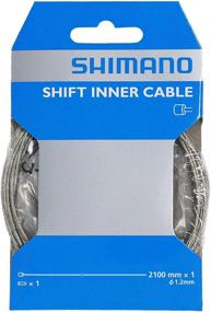 img 1 attached to 🚲 Pair of Shimano Zinc-Coated Derailleur Shift Cables - Standard Size (1.2x2100mm)