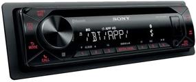 img 1 attached to Улучшите звук в вашем автомобиле с помощью автомагнитолы Sony MEX-N4300BT с двойным Bluetooth и наушников ALPHASONIK