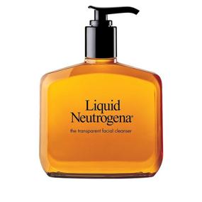 img 4 attached to 🧴 Fragrance-Free Neutrogena Liquid Gentle Facial Cleanser with Glycerin - Hypoallergenic & Oil-Free Mild Face Wash, Unscented, 8 Fl Oz