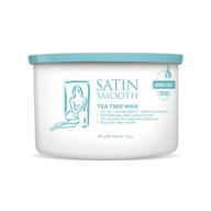 satin smooth tea tree hair removal wax - 14oz, promotes easy hair removal logo