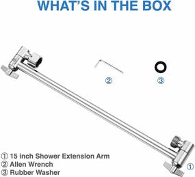 img 3 attached to Singing Rain Extension Adjustable Universal