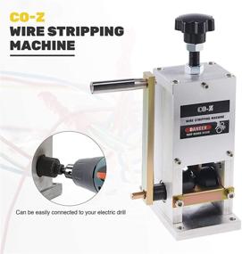 img 3 attached to 🔌 Copper Wire Peeler Machine, Scrap Cable Stripper with CO-Z Manual Scrap Wire Stripping Function for Compact & Portable Wire Recycling, Enhanced-Grade Aluminum Alloy Construction, 0.06-0.98 inches