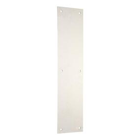 img 3 attached to 🚪 Tell Manufacturing DT100072 Push Plate - Satin Stainless Steel - 3.5" x 15" - High-Quality Door Accessory