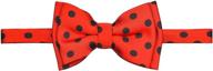 👔 retreez polka dot microfiber pre-tied boys' bow tie - classic accessories logo