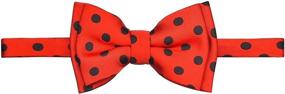 img 2 attached to 👔 Retreez Polka Dot Microfiber Pre-Tied Boys' Bow Tie - Classic Accessories