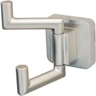 🛁 sa-2408-bn kubos double robe hook - modern bathroom décor, brushed nickel finish logo