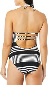 img 1 attached to Swirlin Halter Swimsuit for Women - Blanca's Stylish Choice in Women's Clothing for Swimsuits & Cover Ups