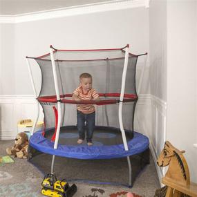 img 3 attached to 🤩 Jump into Joy: Skywalker Trampolines Mini Bouncer Enclosure Brings Fun & Safety Together