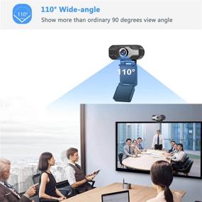img 1 attached to 🎥 HD 1080P Webcam with Microphone, Alcyoneus Web Camera for PC Laptop Desktop, USB Webcam for Streaming, Video Calling, Recording, Conferencing, Win/Mac Compatible