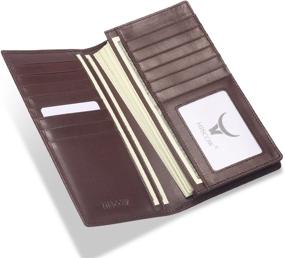 img 3 attached to 💼 HISCOW Men's Bifold Wallet with Credit Card Slots: A Stylish and Functional Accessory for Wallets and Money Organizers