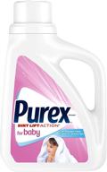 👶 purex детский жидкий стиральный порошок: мягкая сила очистки, 50 унций (33 загрузки) логотип