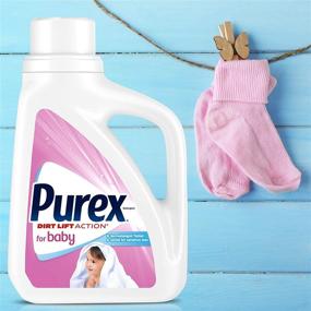 img 1 attached to 👶 Purex Детский жидкий стиральный порошок: Мягкая сила очистки, 50 унций (33 загрузки)