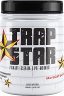 🏋️ trap star pre-workout: доступный и вкусный с 30 порциями, для превосходных мышечных насосов и высокой энергии! улучшенное настроение, мощность и розовая гималайская соль логотип