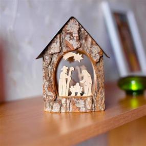 img 1 attached to Black Forest Nativity Lantern Tealight
