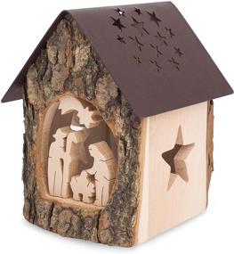 img 4 attached to Black Forest Nativity Lantern Tealight
