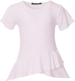 img 4 attached to Holy Unicorn Long Sleeves Cotton T Shirts Girls' Clothing for Tops, Tees & Blouses