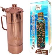 🧘 rastogi handicrafts 850ml water bottle for yoga water storage - optimize hydration benefits logo