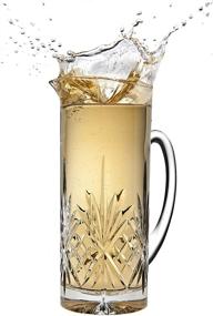 img 3 attached to 🍹 Godinger Dublin Collection 34oz Beverage Pitcher Carafe and Cocktail Bar Mixing Glass