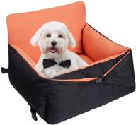 🐶 coolbebe 2-in-1 dog car bed: deluxe puppy booster seat + travel car carrier bed with safety leash & washable cover - ideal for small to medium dogs in any season logo