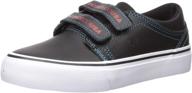 stylish and durable: dc unisex-child trase v se skate shoe for all-day comfort and performance logo